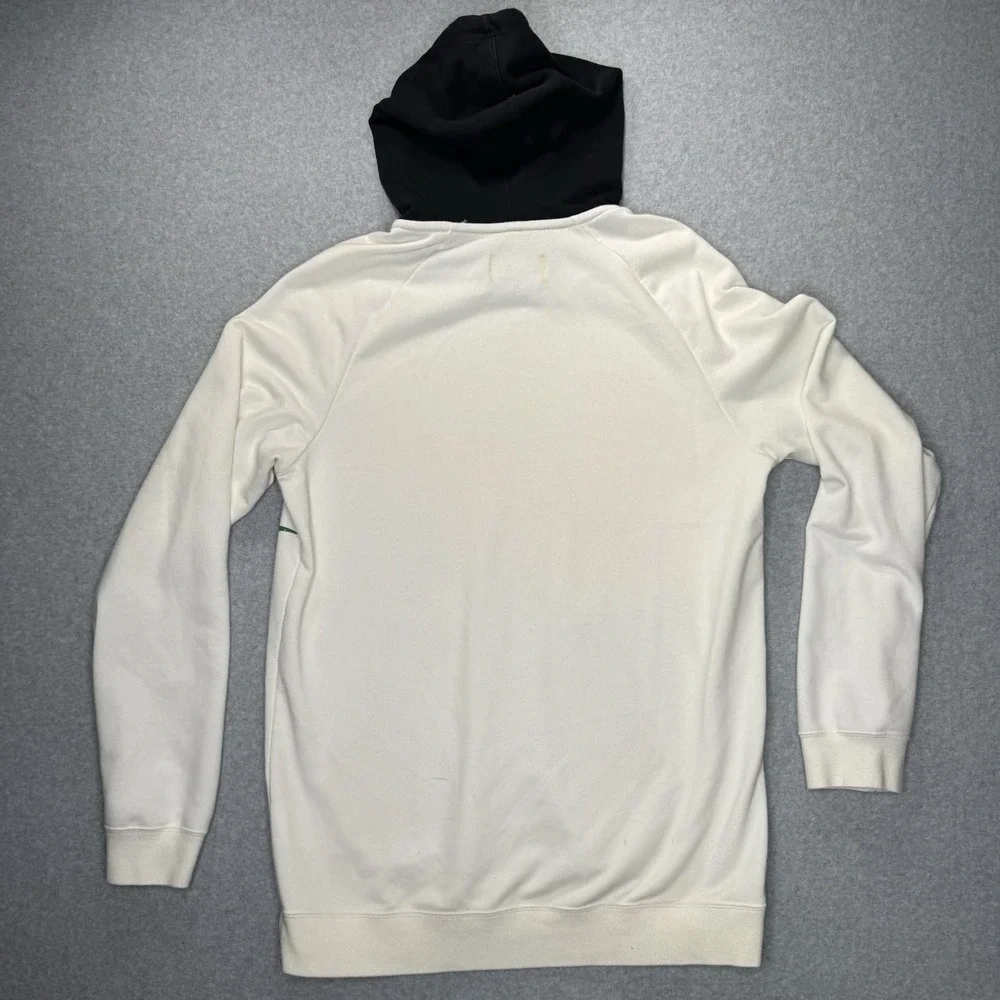 Jordan Hoodie Mens L White Black Jumpman Classics Nike Air Pullover CV7411-100